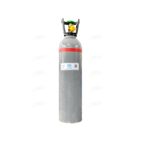 Баллон 10/150  алюм., горловина E17 новый серый / Cylinder 10/150 alum. E17 grey color (без вентиля)