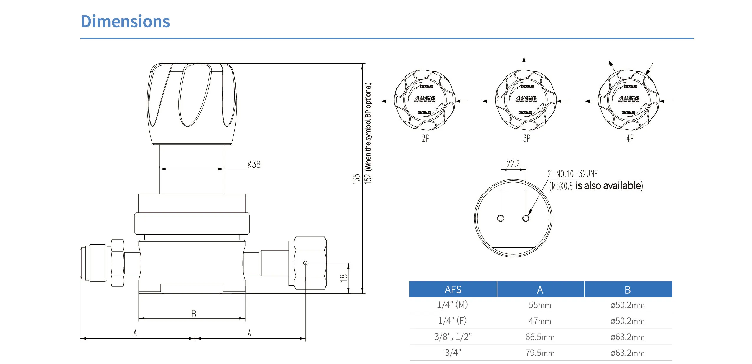 Регулятор AMFLO UHP AU22 Материал: Код SHP (Body-SUS316L VAR; Poppet, Nozzle, Diaphragm-Hastelloy®C-22, Gland-SUS316L; Seat: PCTFE); Поверхность 0.25 um; 2х портовый, вх. давл. 20.6 бар, CV-1.1